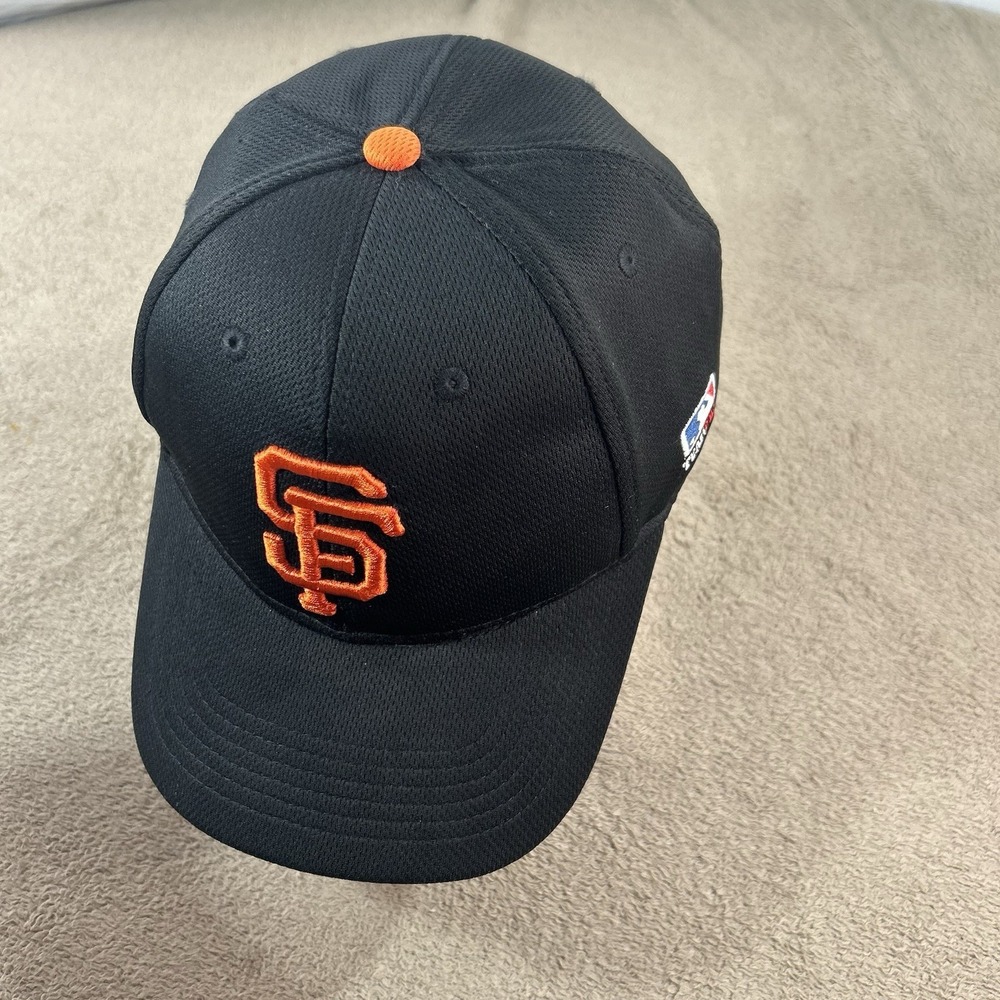 OC Sports MLB San Francisco Giants Hat Cap Adult S/M  Ajustable Black Orange